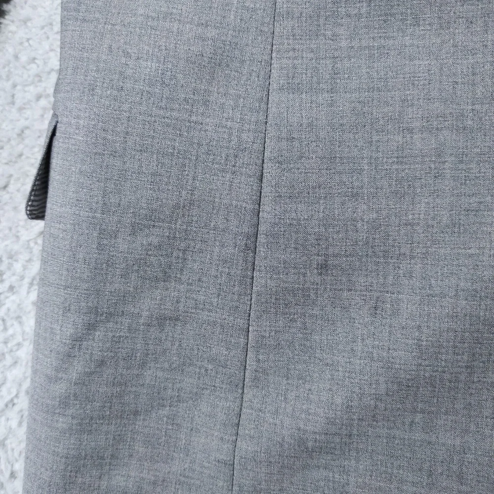 Brooks Brothers 346 Jacket Men 46R Gray Striped Lined Wool Fitzgerald Fit Blazer